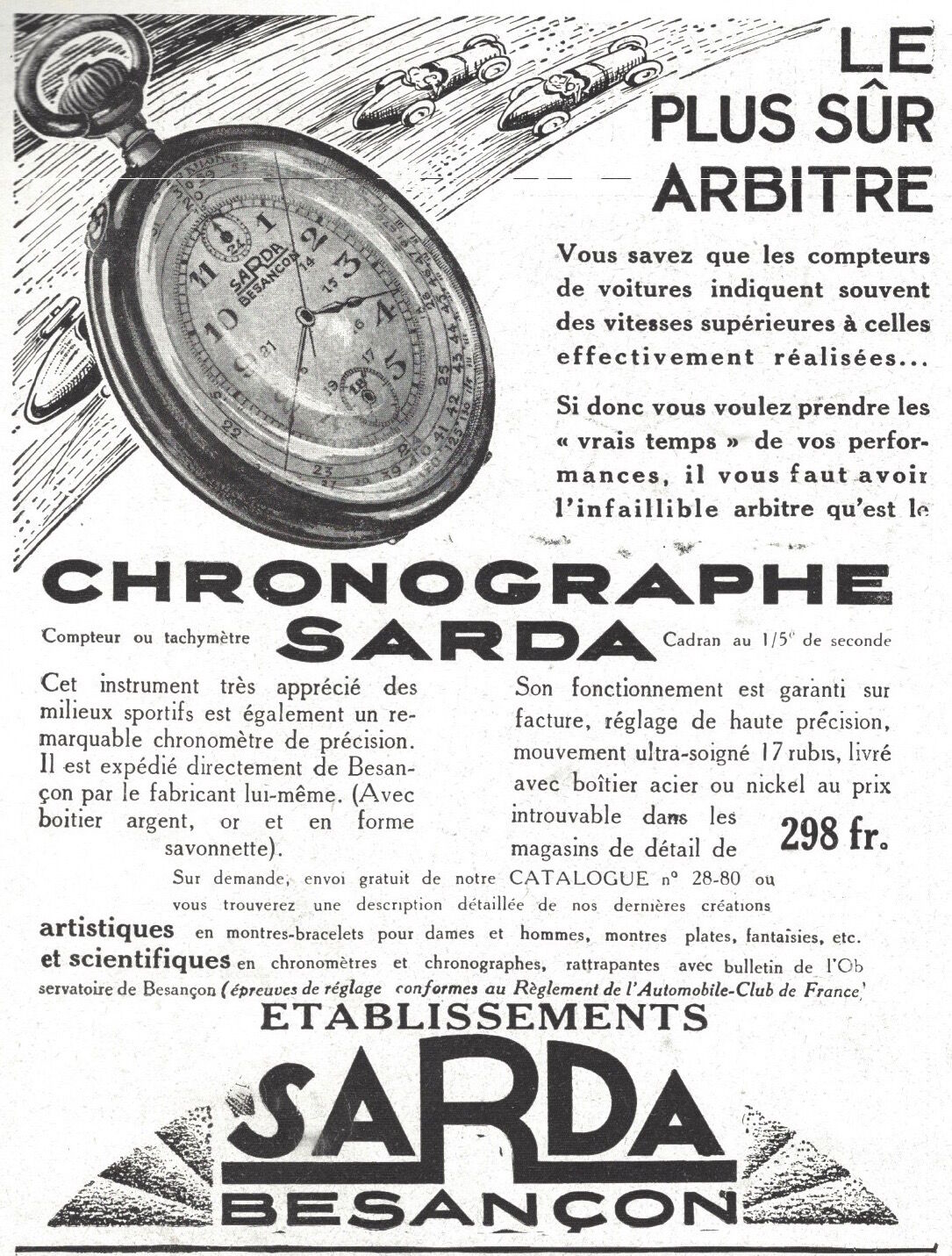 Publicités de 1928