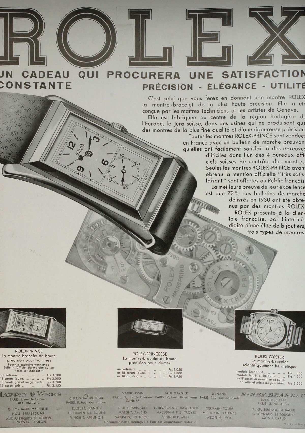 Publicités de 1932
