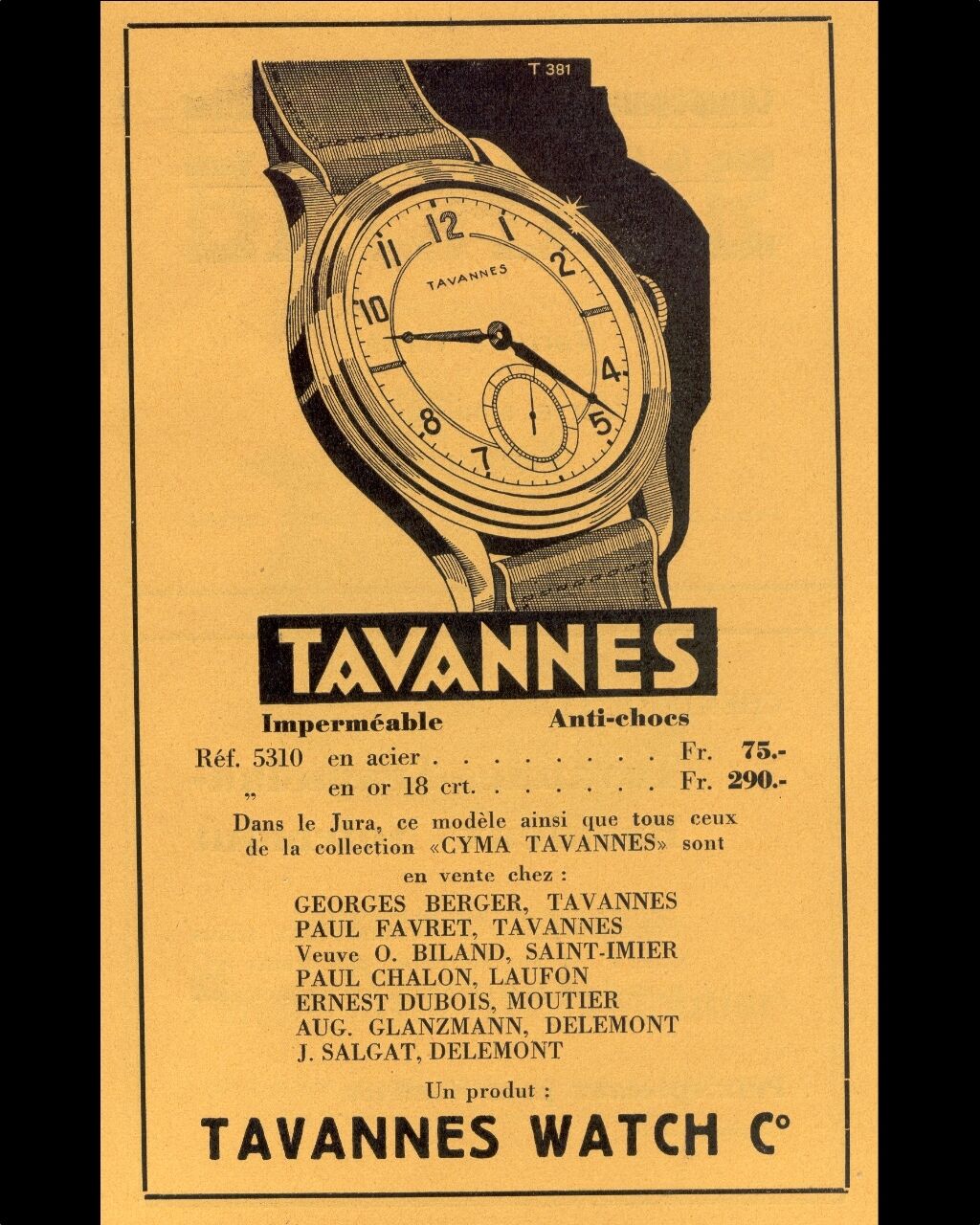 Publicités de 1940