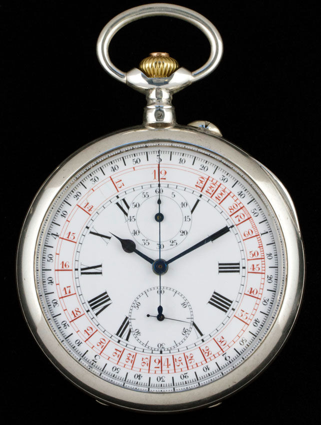 Léon Guinand – Chronographe de poche Le Chauffeur breveté en 1900