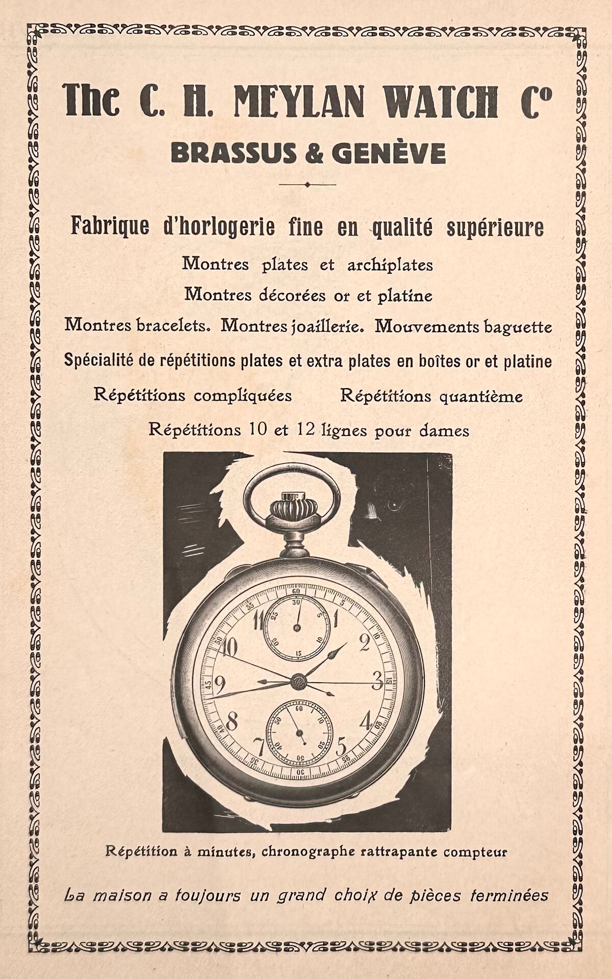 Werbung von 1930