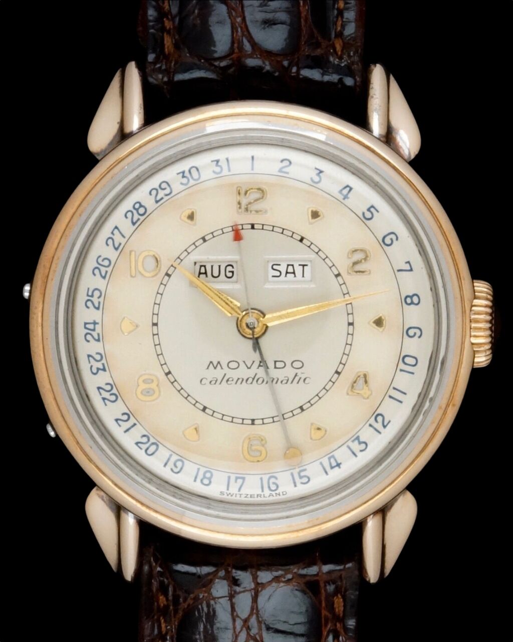 Movado Calendomatic (1949) réf. 8909 – Restauration quantième complet