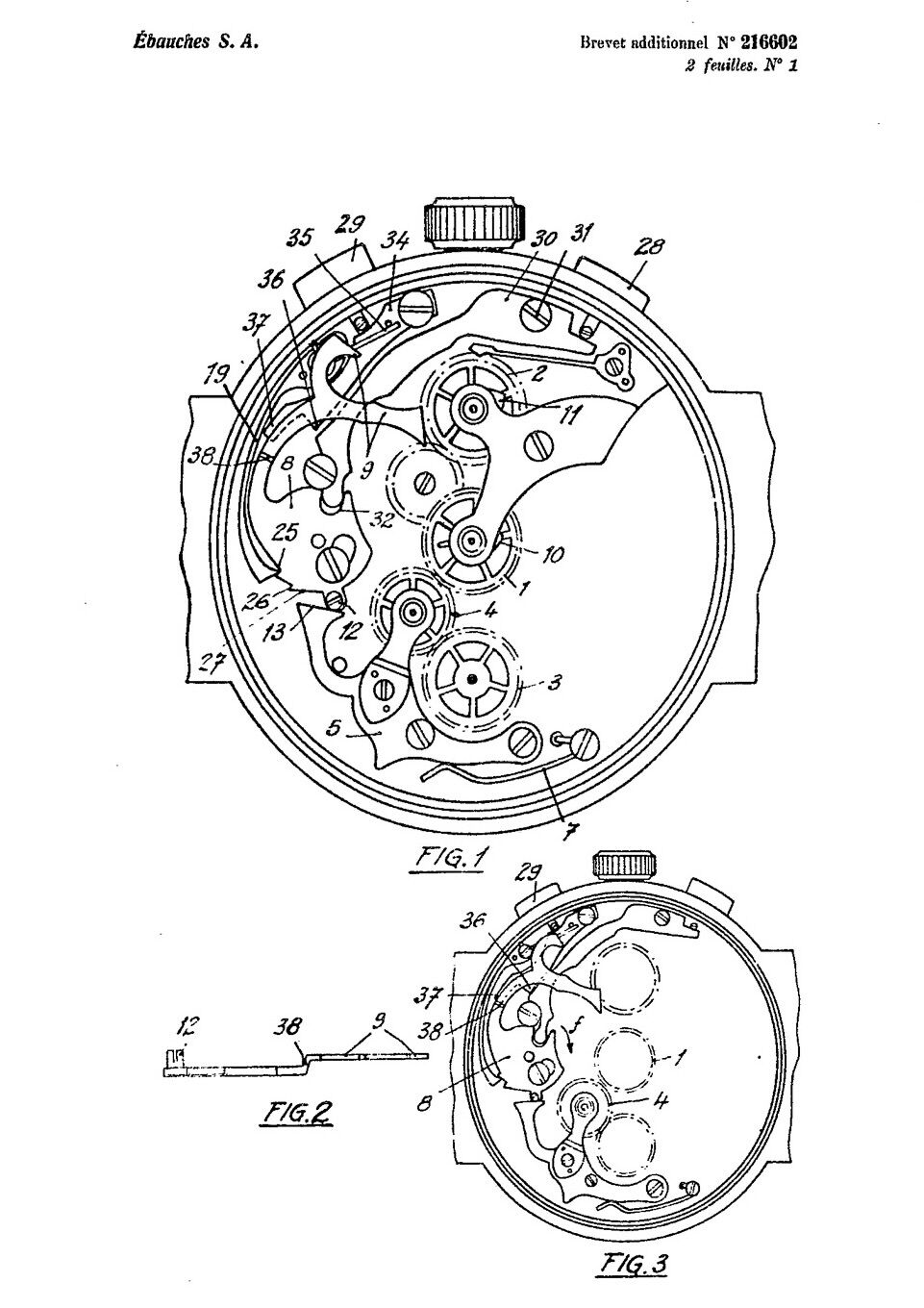 Patent von 1939
