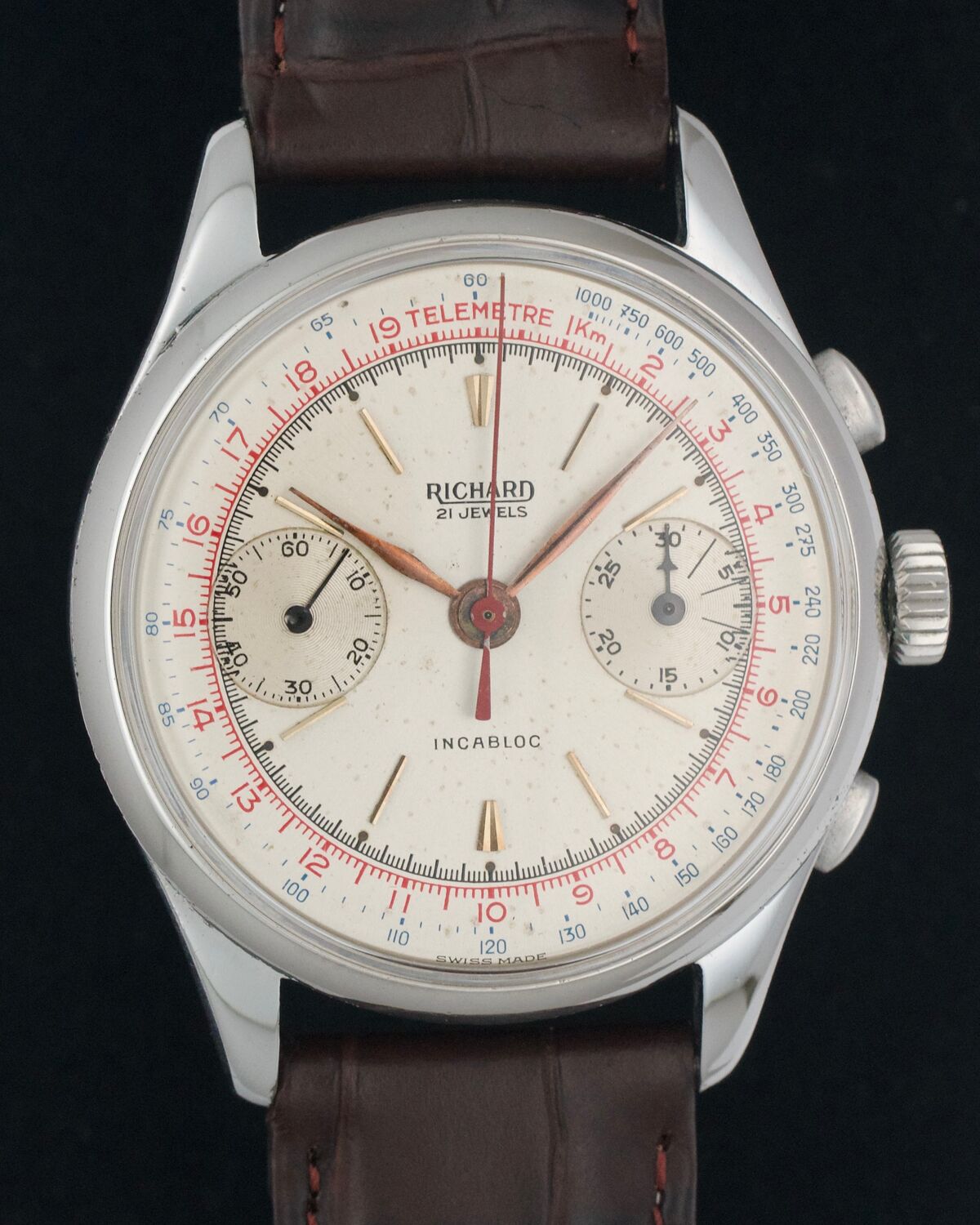 Richard Chronographe – Valjoux 23 – À vendre (révisée)
