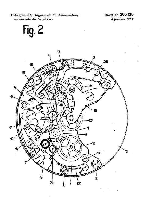 Brevets de 1951 à 1960