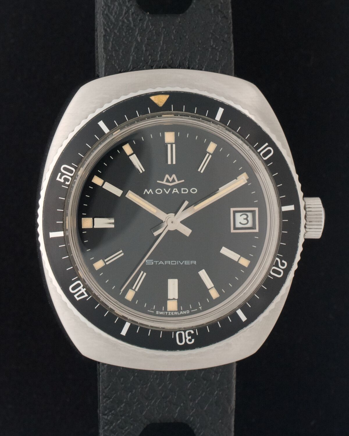 Movado StarDiver Super Sub-Sea (1965) – Cal. 608 / ETA 2472, 37 mm – À vendre (révisée)
