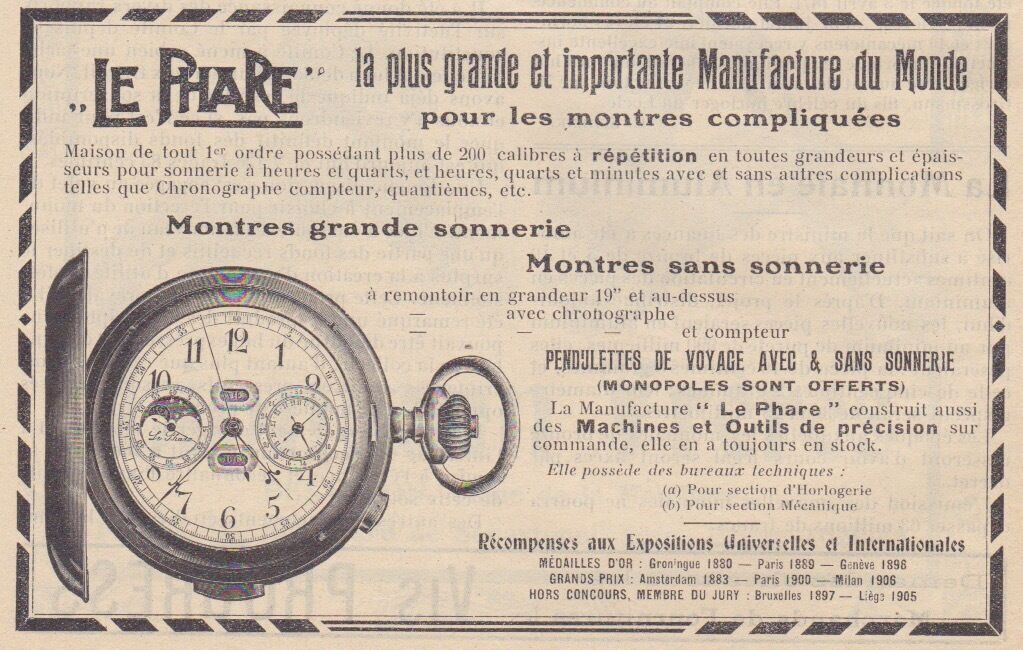 Publicité de 1909
