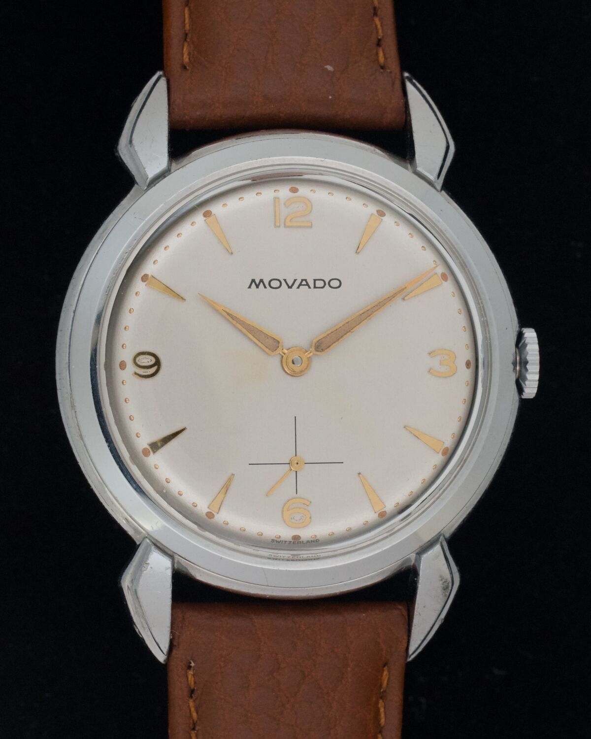 Montre Vintage Femme Movado Acier Des Années 1950 - Mécanique à Remontage Manuel
