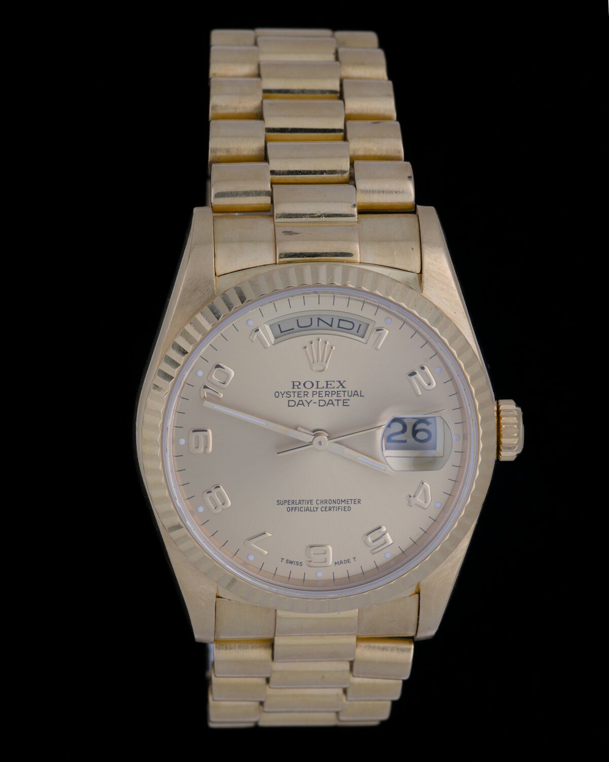 Rolex Day-Date 18238 (1990) – Or jaune 18 ct – Calibre 3155